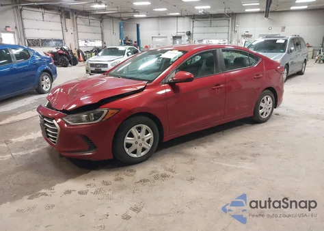 2017 Hyundai Elantra Se z USA, uszkodzony, nr VIN KMHD74LF3HU074100